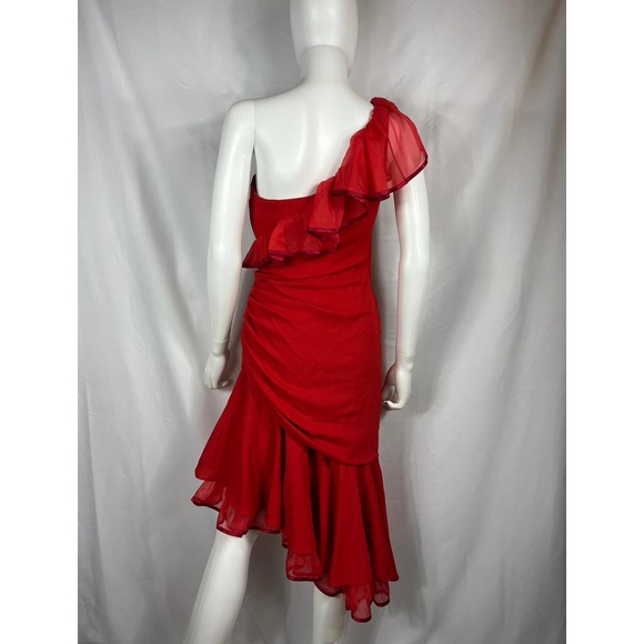 1990's Red Flaminco Dress - Picture 5 of 10